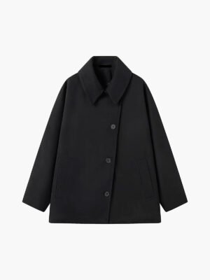 Women's Warm Wool Blend Winter Coat for Everyday Layering