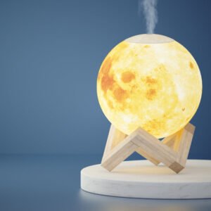 Lunar Diffuser Humidifier Night Light 880ml