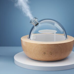 Glass Essential Oil Diffuser Ultrasonic Humidifier LED