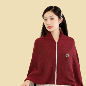 Wearable Heated Blanket Shawl – USB Warm Body Wrap
