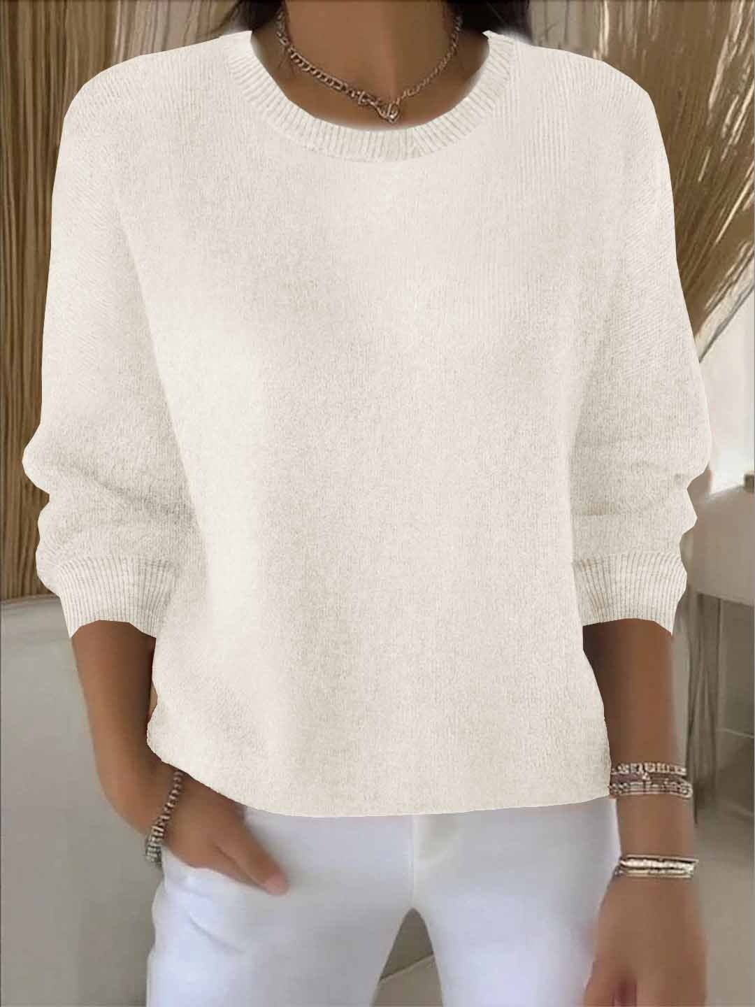 Elegant Women's Cashmere Sweater - Versatile and Stylish Layer for Any Occasion 7