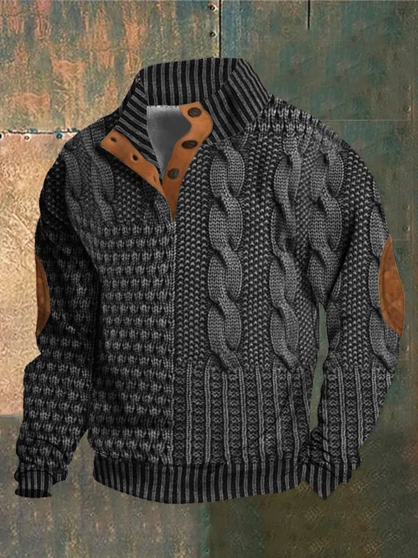 Men's Soft Knit Crew Neck Sweater Casual - Image 2
