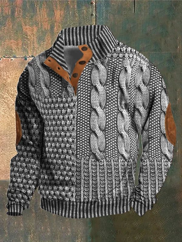 Men's Soft Knit Crew Neck Sweater Casual - Image 5