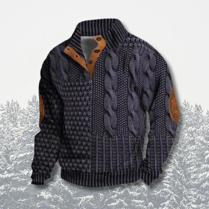 Men's Soft Knit Crew Neck Sweater Casual - Image 7