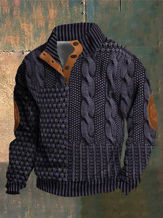 Men's Soft Knit Crew Neck Sweater Casual - Image 9