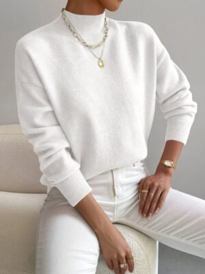 Soft Knit Turtleneck Sweater for Women | Versatile Style