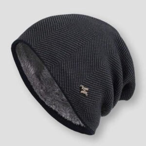 Men's Warm Winter Knit Hat with Soft Lining