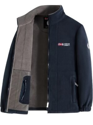 Men's Outdoor Fleece Jacket – Warm, Breathable & Lightweight