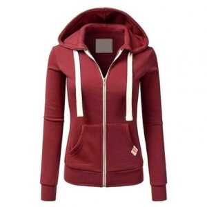 Ladies Activewear Zip Up Sweatshirt – Comfort & Layering