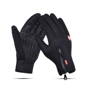 Winter Cycling Gloves Touchscreen Fleece Waterproof Windproof Non-Slip