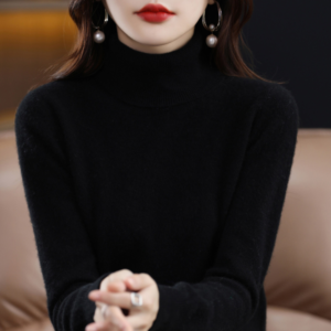 Sweater Women – Elegant Turtleneck Pullover