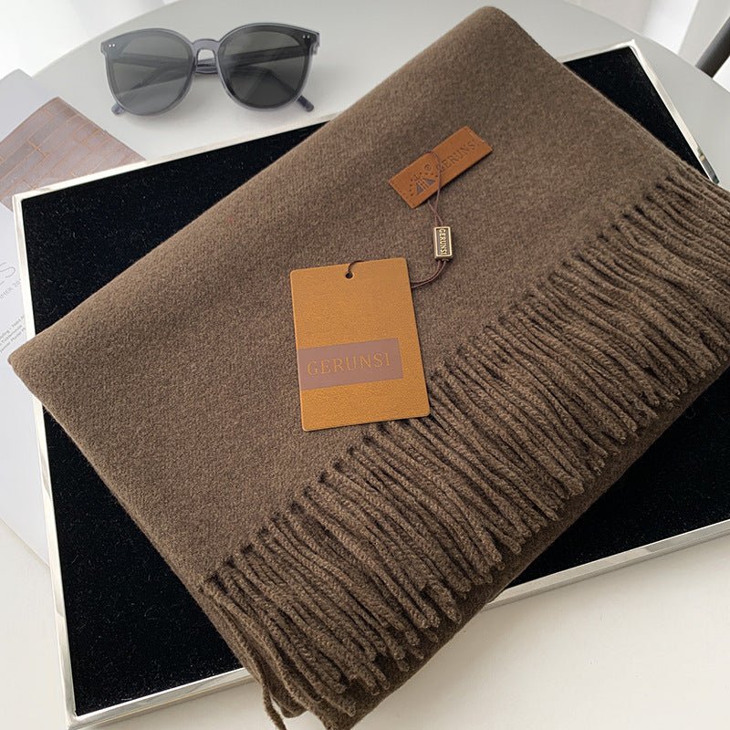 Women's Cashmere Scarf – Soft Winter Shawl Wrap - Image 6