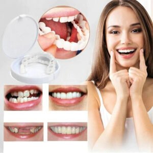 Instant Smile Veneers to Cover Stained & Gapped Teeth
