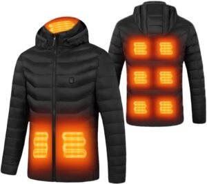 USB Powered Electric Warming Coat for Cold Weather Outdoors