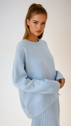 Women's Oversized Sweater Soft Knit Relaxed Fit