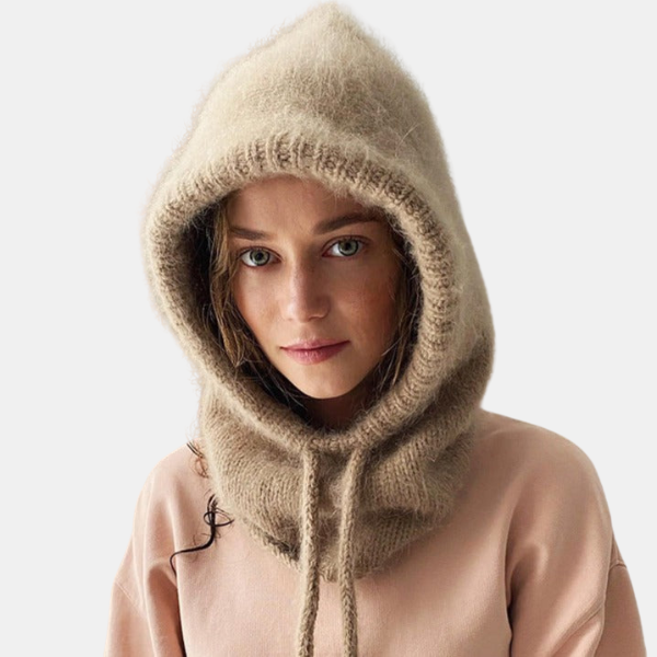 Unisex Plush Knit Beanie Warm Adjustable Fit