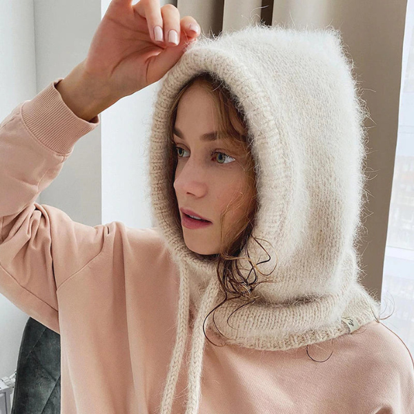 Unisex Plush Knit Beanie Warm Adjustable Fit - Image 2