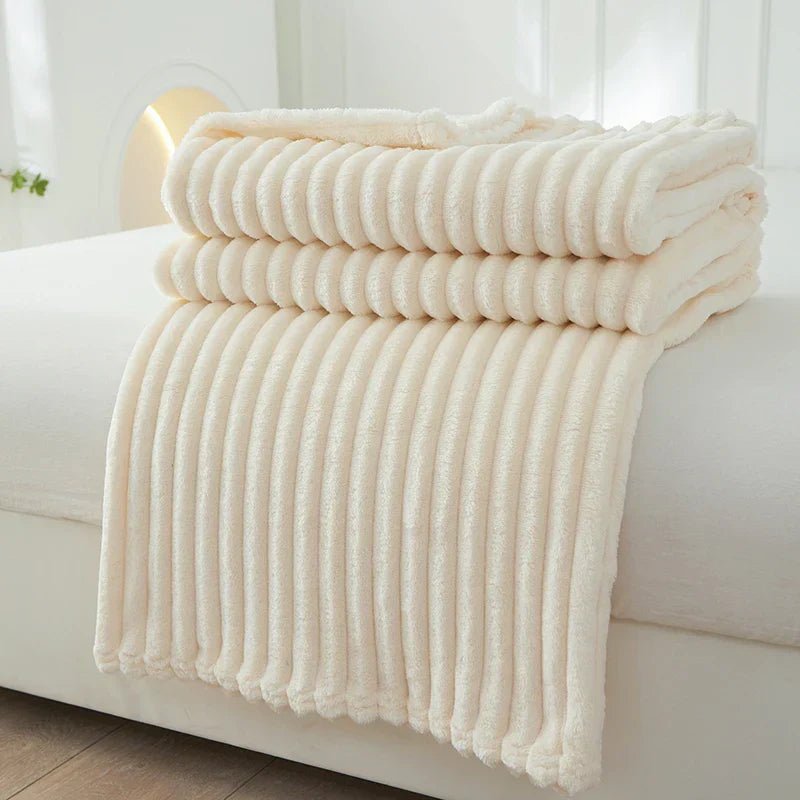 Cozy Flannel Throw Blanket for Sofa and Bed Decor - Image 9