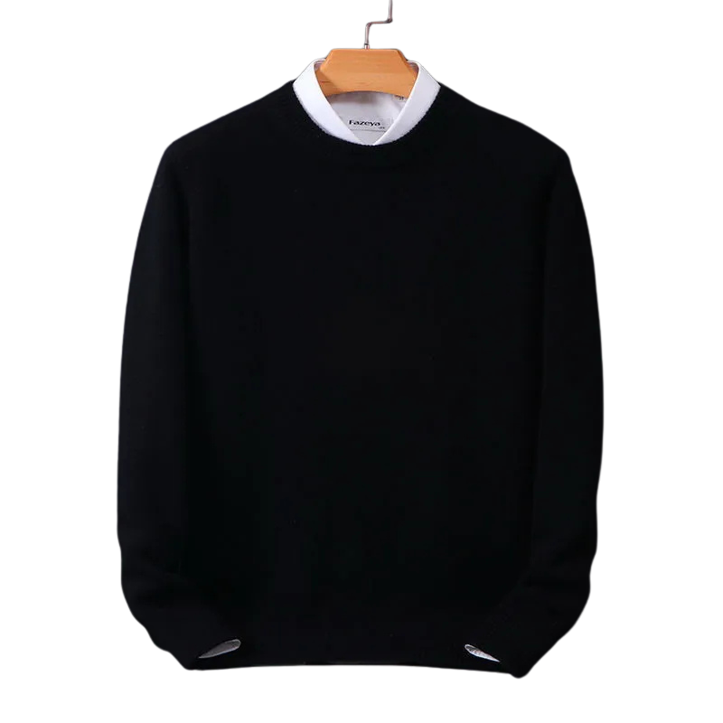 Men's Knit Pullover Jumper - Soft Everyday Comfort - Image 2