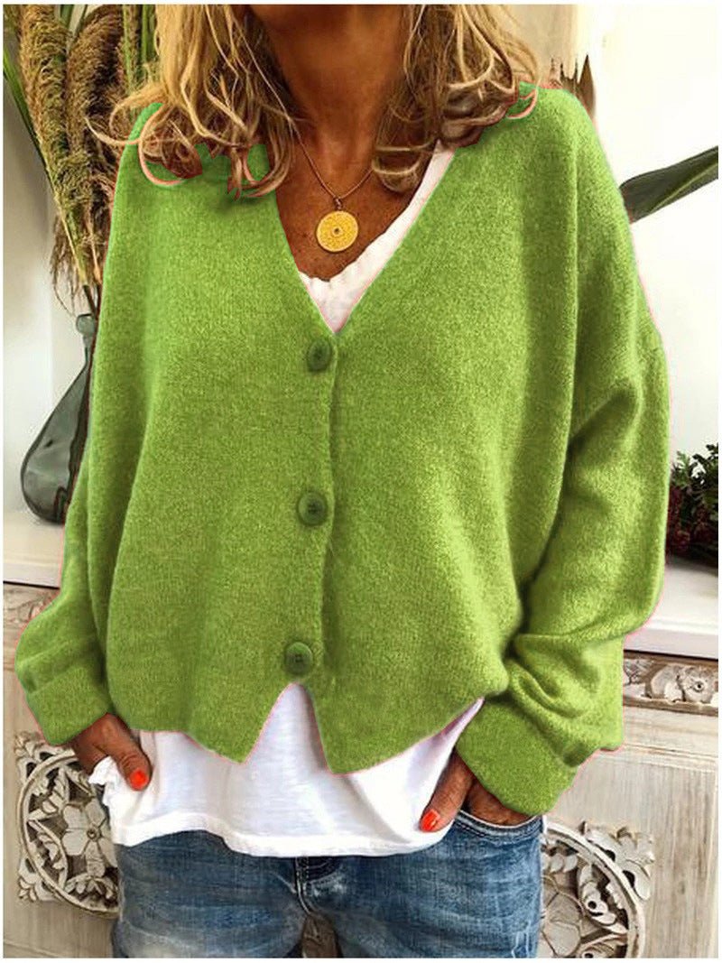 Women's Knit Cardigan Sweater Open Front Layering - Image 7
