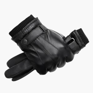 Men's Gloves with Full Lining & Discreet Topstitching