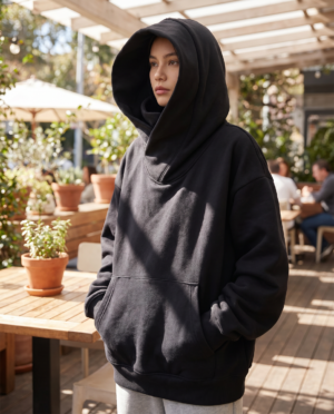 Women's Sweatshirt Thick Cotton Fleece High-Volume Hood