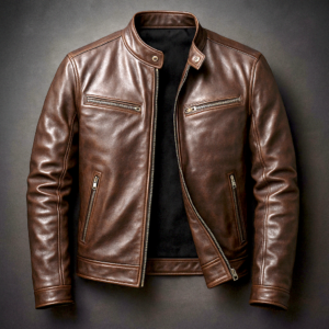 Men's Leather Jacket Genuine Vintage Tailored Fit