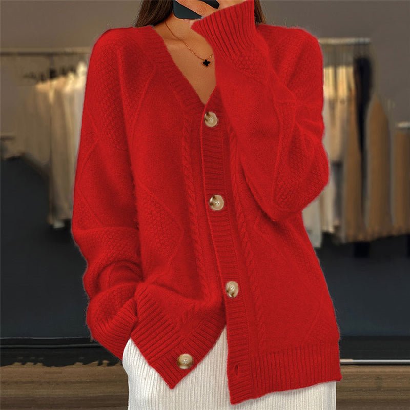 Ladies Soft Knit Cardigan | Versatile Wool Blend Layer - Image 4