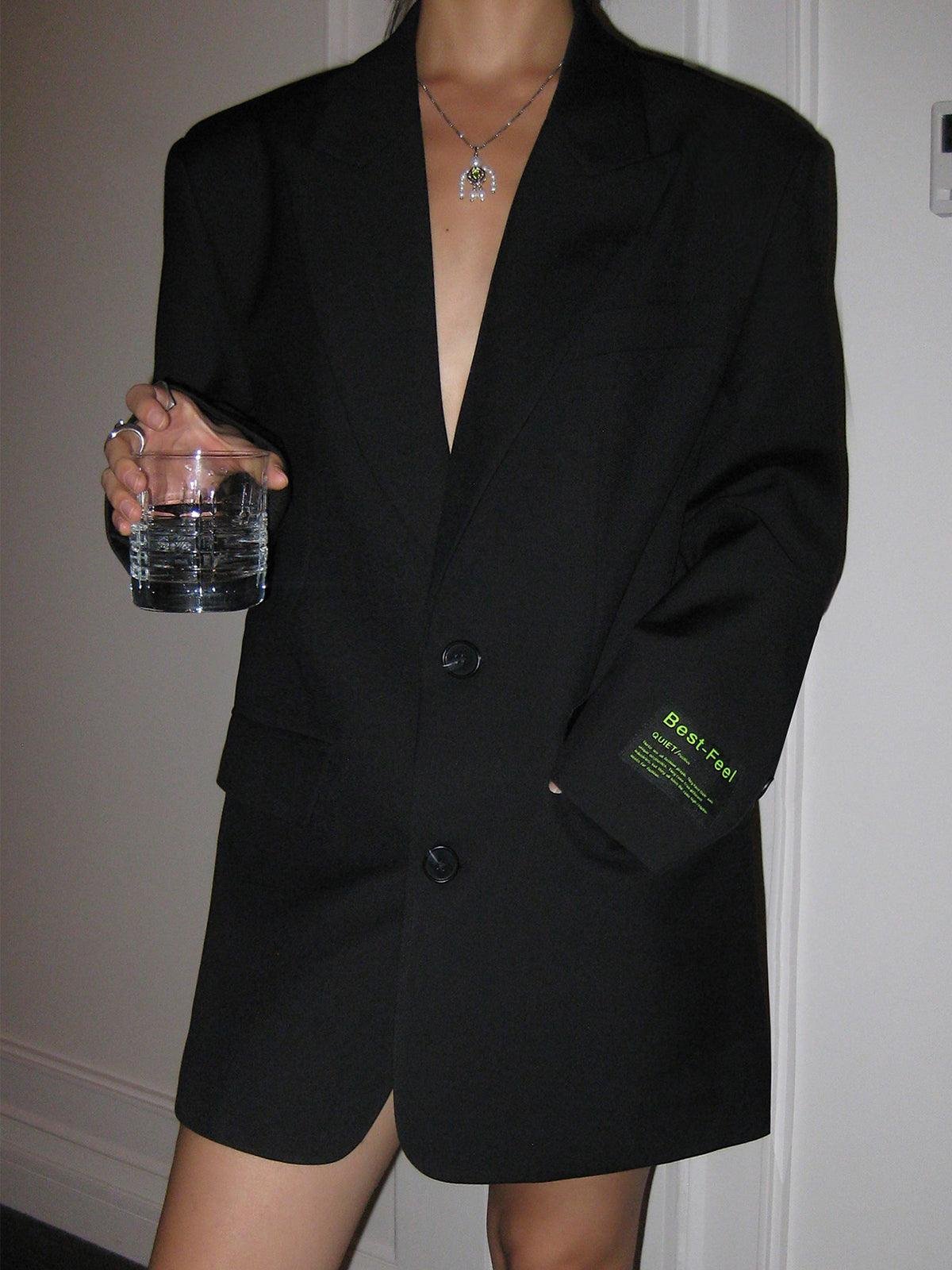 Ladies' Loose Fit Blazer Jacket - Modern Tailoring - Image 9