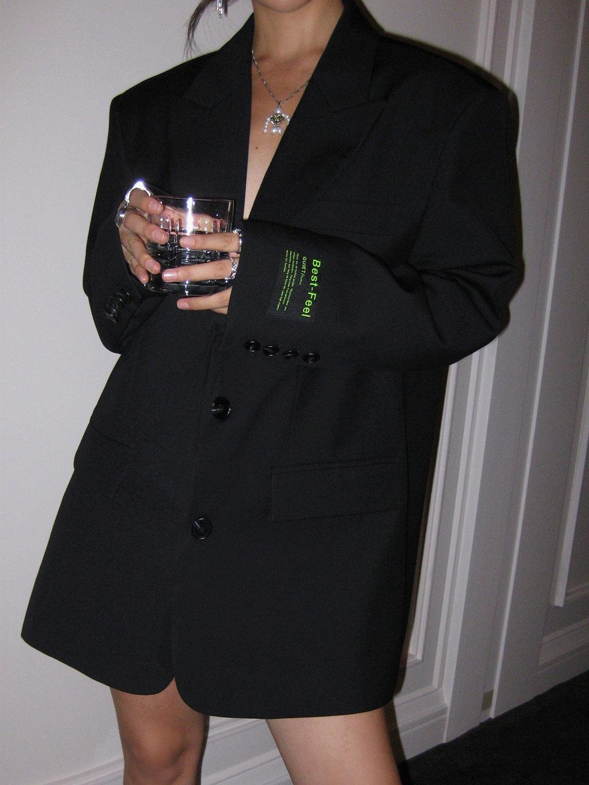 Ladies' Loose Fit Blazer Jacket - Modern Tailoring - Image 2