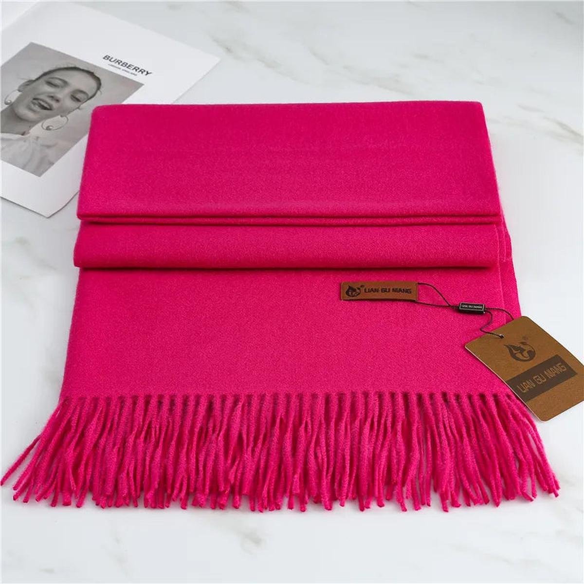 Women's Cashmere Scarf – Soft Winter Shawl Wrap - Image 9