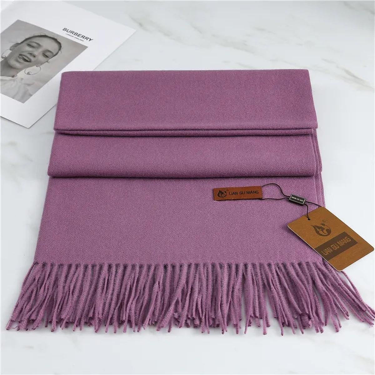 Women's Cashmere Scarf – Soft Winter Shawl Wrap - Image 4