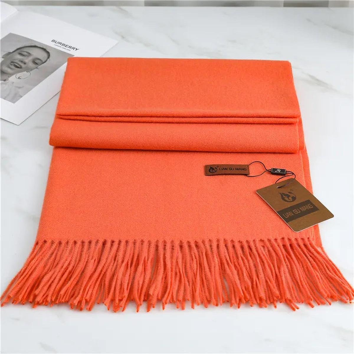 Women's Cashmere Scarf – Soft Winter Shawl Wrap - Image 5