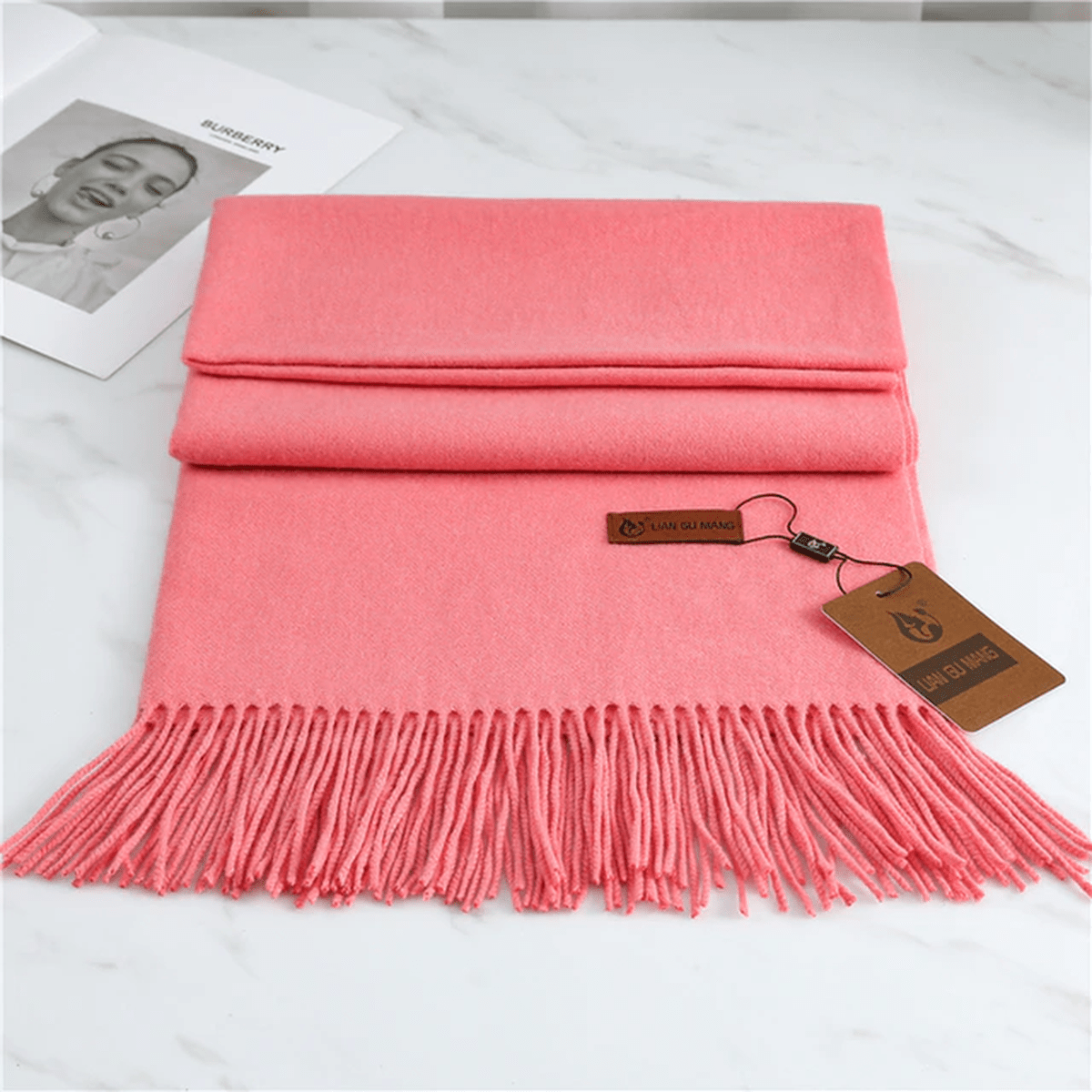 Women's Cashmere Scarf – Soft Winter Shawl Wrap - Image 10