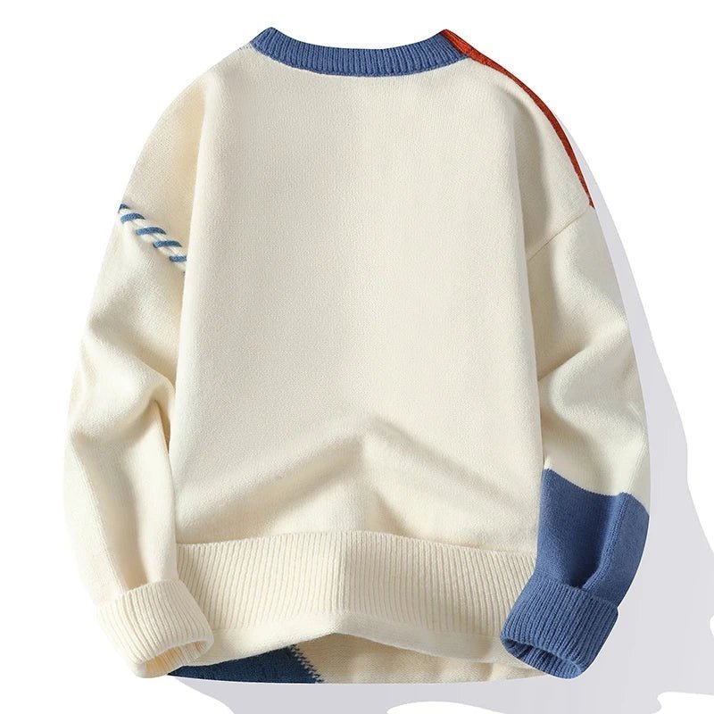 Men's Multi-Color Knit Pullover Casual Warm - Image 4