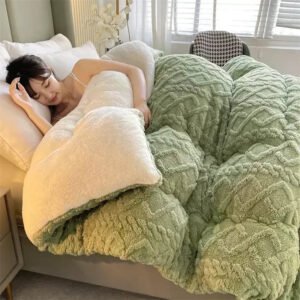 Soft Weighted Blanket for Deep Sleep and Winter Warmth