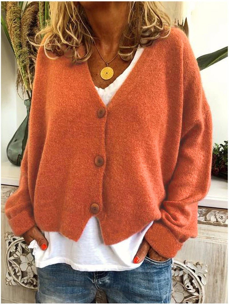 Women's Knit Cardigan Sweater Open Front Layering - Image 2