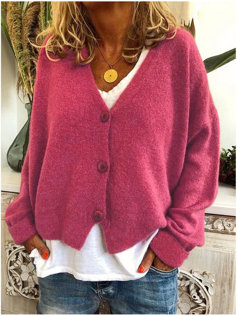 Women's Knit Cardigan Sweater Open Front Layering - Image 10