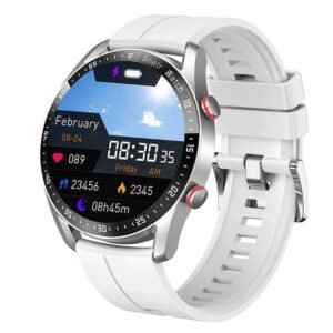 Silver Silicon Strap