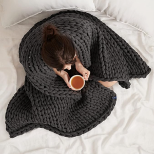 Therapeutic Weighted Blanket for Deep Sleep & Calm