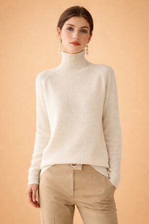 Women's Comfortable Turtleneck Pullover Sweater Everyday