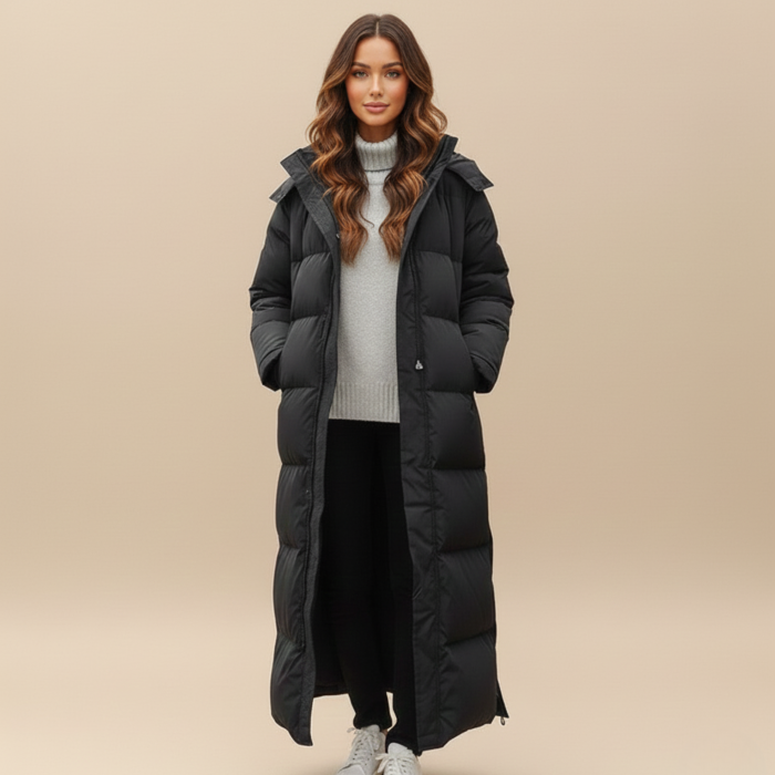 Crisella___Cappotto_Nero_Lungo_Donna__Elegante__Caldo__amp__Versatile_1