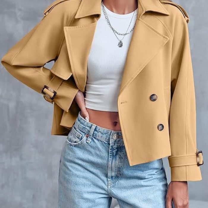 Womens-Cropped-Trench-Coat-Double-Breasted-3