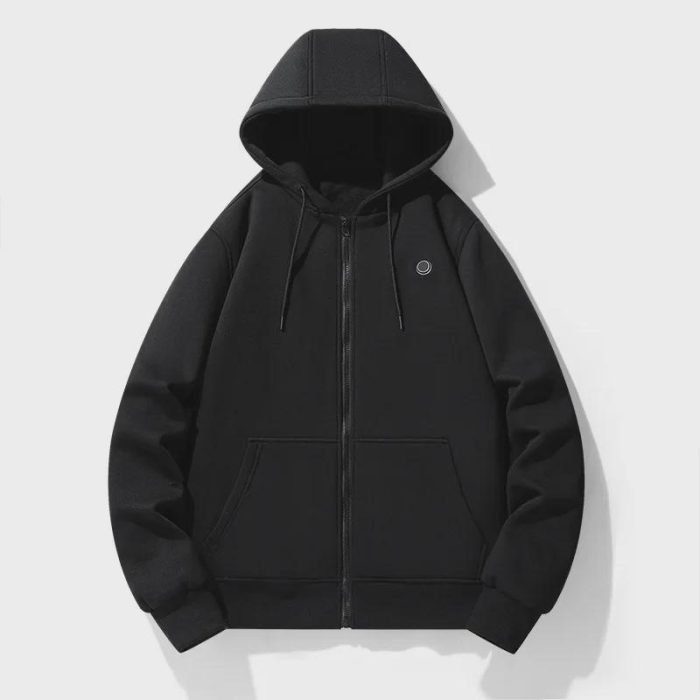 Womens-Heated-Jacket-Hoodie-Zip-Up-Kangaroo-Pocket-Winter-3