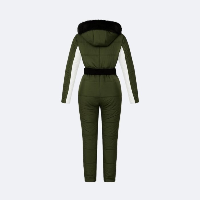 kouvr-fashion-green-white-insulated-jumpsuit-back