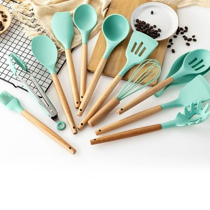 non-toxic-bpa-free-silicone-cooking-utensil-set-with-wooden-handles-lattea-855685